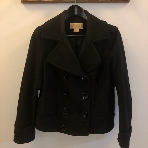 Michael Kors Wool Pea Coat - Picture 3 of 7
